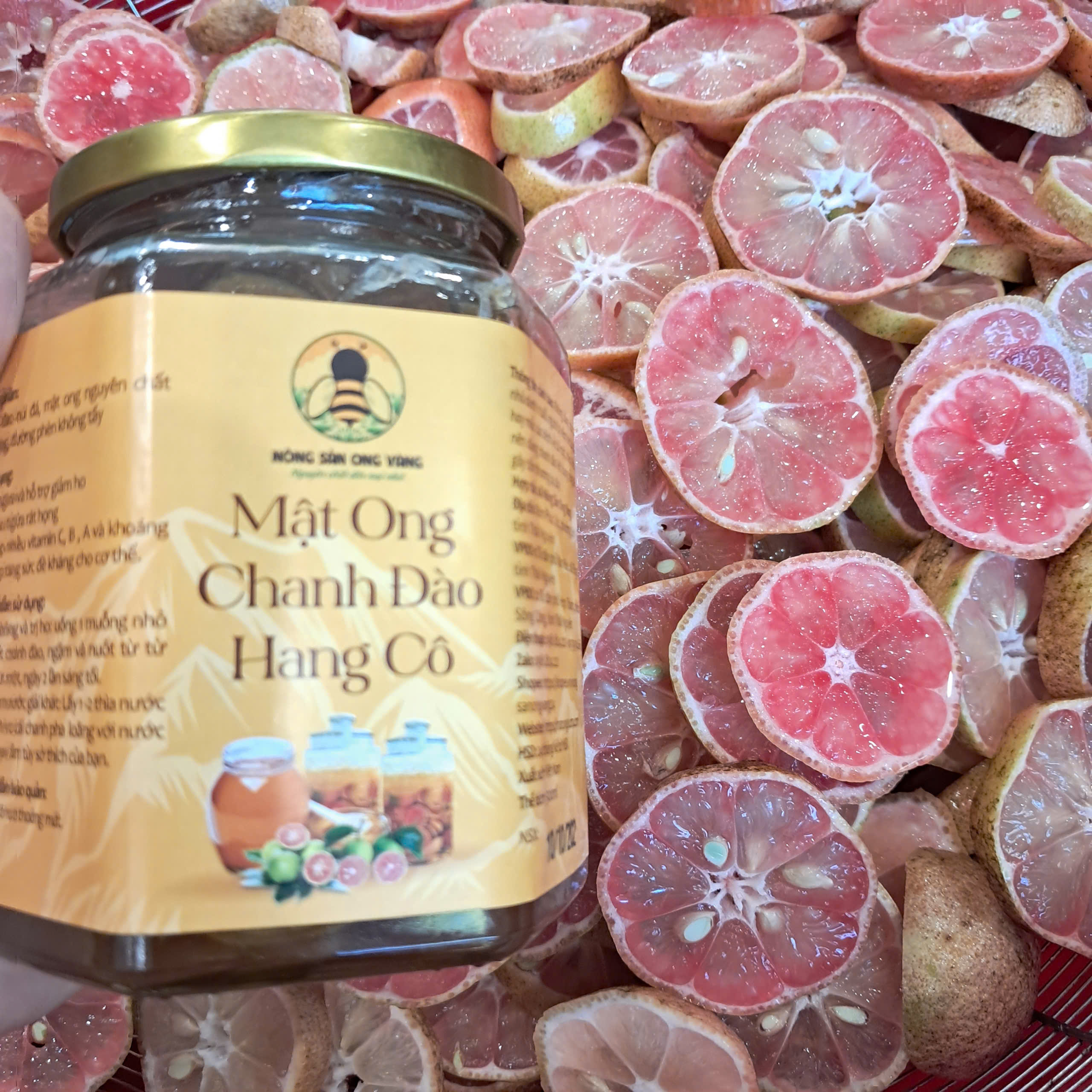 Mật ong chanh đào Hang Cô